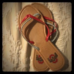 Ohio State Flip Flops